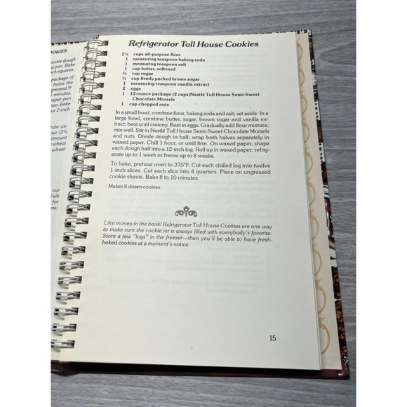 Vintage Toll House Heritage Cookbook Baking Cookie Recipes 1983 Revised - Picture 4 of 11